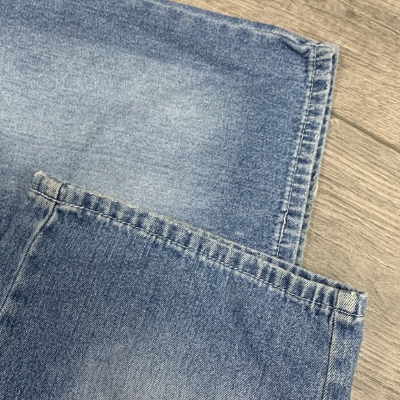 Vintage Y2K DFX Jeans Wide Leg Jeans with Big Pockets Size 7 - Picture 7 of 7